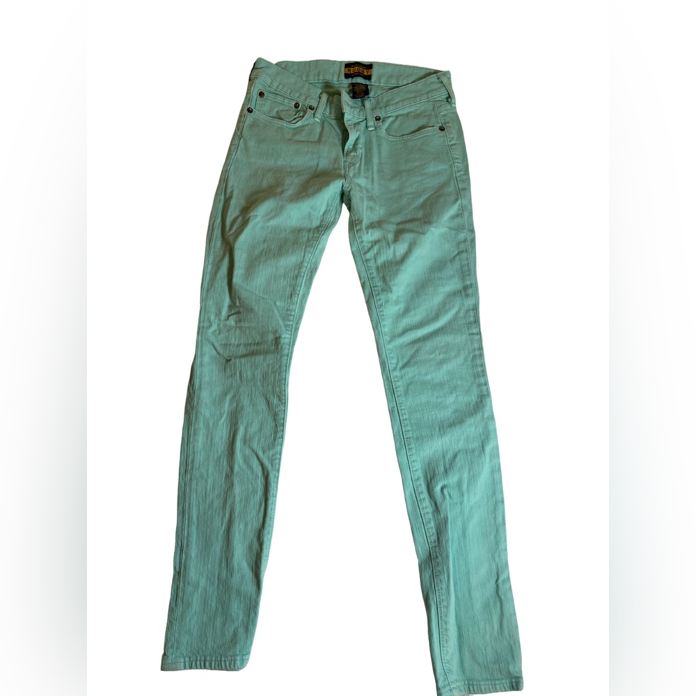 Ralph Lauren Light Green Skinny Jeans